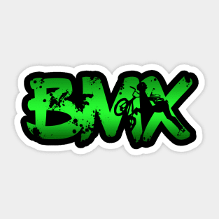 Distressed BMX for Men Women Kids & Bike Riders Sticker